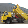 SINOTRUCK HOWO 6x4 371HP dump tipper truck export to Zimbabwe(RHD)